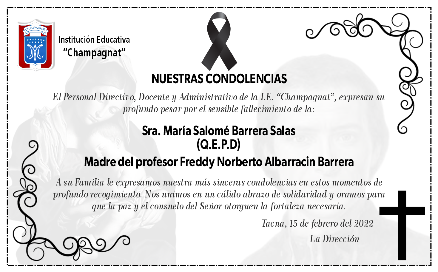 Condolencias 1