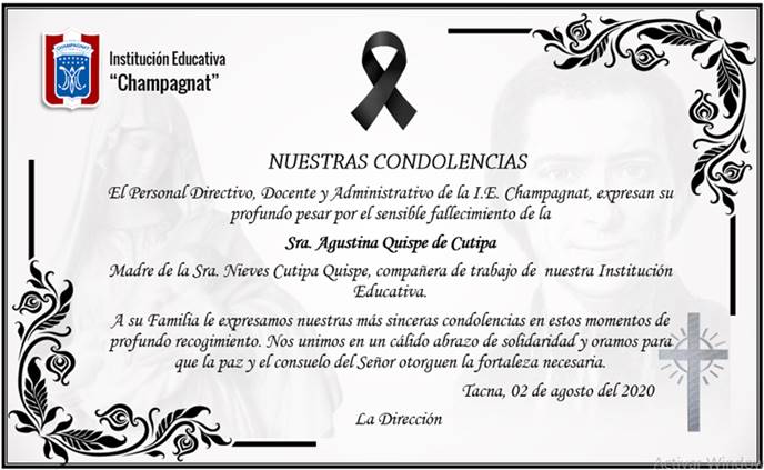 condolencias sranieves2020